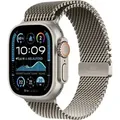 Apple Watch Ultra 2 (2024) GPS + Cellular 49 mm Titangehäuse Milanaisearmband Natur S
