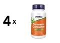 4 x Now Foods Turmeric Curcumin (60 vcaps) (348,81 EUR/kg)
