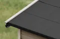 Karibu selbsklebende Bitumen-Dachbahn für Satteldach, schwarz, 2,5 m²