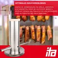 ITA Premium Kaltrauchgenerator aus Edelstahl – Raucherzeuger für Räucheröfen Smoker – Rauchgenerator zum Kalträuchern von Fisch, Fleisch, Käse