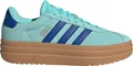 Adidas Damen Schnürschuhe VL COURT BOLD 39935-4.5, 39935-5, 39935-5.5, 39935-6, 39935-6.5, 39935-7, 39935-7.5, 39935-8 ADI-JS3813 flaaqu/royblu/goldmt 6.5