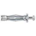 M16006XJ Spreizdübel Metall mit Schrauben M5 Ø 5 x 36 mm, grau, 10teiliges Set