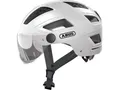 ABUS Fahrradhelm Hyban 2 0 ACE Fahrradhelm Erwachsenen und Jugendhelm M polar white
