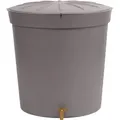 Otto Graf Regentonne Lanzarote 300 Liter rund, Deckel und Hahn graphit - Grau