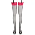 Cottelli LEGWEAR Strapsstrümpfe Cottelli LEGWEAR - Straps - Strümpfe schwarz/rot bunt T6