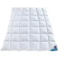 Hjemme Hygge Kassettenbett 6x7 Karo - Extra Warm - 135x200 - Multi High - Weiß
