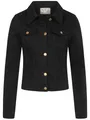 Rock Creek Damen Jeans Jacke Übergangs Jacke Denim Blouson Stretch Kurz Classic Jeansjacken Urban Stonewash D-401 Schwarz XS