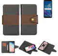 K-S-Trade Handyhülle für Asus ZenFone Max Pro (M1), Handyhülle Schutzhülle Hülle Bookstyle Wallet-Case Bumper