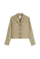 Damen Hemdjacke aus Bio-Baumwolle und Leinen 40