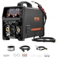 VEVOR Pro MIG-Schwei_gerät, 200 Ampere Pluse MIG-Welder, 5-in-1 Synergie-Schwei_er MIG Pluse, gasloses MIG, Gas-MIG, MMA und Lift WIG, mit