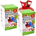 2x Helium für je ca. 50 Luftballons Heliumflasche Ballongas 360 Liter (0,36 m³)