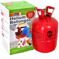 Große Heliumflasche für ca. 50 Luftballons Folienballons Ballongas 360 Liter