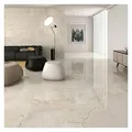 JVmoebel Bodenfliese Marmor Boden Naturstein Boden Belag Wand Fliesen Crema Fliese 5m2, 60x60, Weiß, Made in Europa weiß