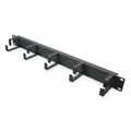 DIGITUS Kabelrangierpanel mit Kabelführungsbügeln für 483 mm 19" Schrank 1HE