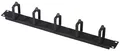 DIGITUS 19" Rangierpanel 1 HE 5 Kabelführungsbügel schwarz