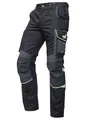PUMA Workwear Precision X - Arbeitshose Herren - Premium Arbeitskleidung mit vielen Taschen und verstärkten Kniepartien - Funktionshose mit Stretch für Handwerk und Baugewerbe - Schwarz/Neon - 50