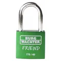 Burg Wächter Vorhangschloss 775 40 Friend (775 40 35 GREEN SB)