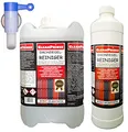 6 Liter Dachziegelreiniger | mit 1 x gratis Ausgießer pro Bestellung | Grünspan Dach Vogelkot Ziegel Dachziegel Reiniger Dachziegel-Reiniger Ziegeln Reinigung