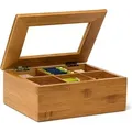 relaxdays Teebox braun 22,0 x 16,0 cm