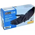 HYGOSTAR® Nitrilhandschuhe Safe Light, puderfrei, schwarz 27018 , 1 Packung = 100 Stück, Größe L