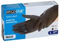 HYGOSTAR unisex Nitrilhandschuhe Safe Light schwarz Größe L - 100 Stück 27018