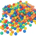 LittleTom 1000 Bälle für Bällebad - 6cm Plastik Bälle Kinder Spielbälle - Babyball zum Greifen - Plastikbälle für Bällchenbad Hüpfburg Bällepool Baby Spielzeug Set für Trampolin Spielzelt Laufstall