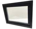 WOLFA Mehrzweck Kipp-Fenster PLUS Kunststoff braun 600x500 mm mit Einfachglas