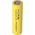 Lithium Werks APR18650M1B 1100mAh 3,2V - 3,3V LiFePo4 Akku, 64,95 x 18,2mm - Orange/Gelb