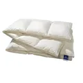 billerbeck Daunendecke | Nena | 155 x 220 cm | 100% Daunen | Optimale Wärme- und Feuchtigkeitsregulierung | Hausstauballergiker geeignet | Wärmestufe mittel