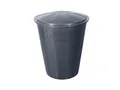 TrendLine Regentonne rund Deckel Hahn 300L grau Regenwassertonne Wassertank