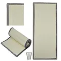 Kratzbrett Sisal Wendekratzmatte Kratzmatte mit Plüsch-große Kratzfläche 110 x45