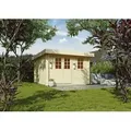 Gartenhaus KONIFERA "Sirius", beige (natur), Fußboden im Gartenhaus, ohne Dacheindeckung, Gartenhäuser, Inklusive Fußboden, Topseller