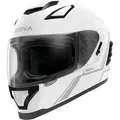 Sena Stryker, Integralhelm mit Kommunikationssystem - Weiß - M