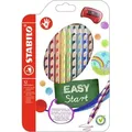 STABILO Buntstift Buntstift Easycolors Klappetui mit 12 Stiften + Spitzer Rechtshänder