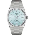 Tissot T-Classic PRX Powermatic 80 T137.407.11.351.00 - Wabenstruktur,hellblau,edelstahlfarben,grau - 40mm
