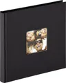 walther+ design FA-199-B Fotoalbum (B x H) 18cm x 18cm Schwarz 30 Seiten