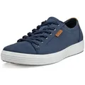 Ecco ECCO Soft 7M Sneaker, Freizeitschuh, Halbschuh, Schnürschuh mit Ecco Markenlabel blau 47 EU