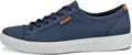 Ecco SOFT 7 MEN`S Herrenschuhe - Sneakers - Halbschuhe blau Freizeit NEU
