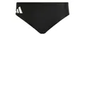 adidas Men's Solid Swim Trunks, Black/White, XL