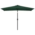 vidaXL Sonnenschirm 200x300cm Grün Strandschirm Ampelschirm Gartenschirm