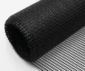 Schellenberg 57508 Fliegengitter Meterware Fiberglas Gewebe KLARSICHT, 140 x 250 cm, für individuellen Zuschnitt, bessere Durchsicht, Anthrazit