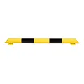Moravia Rammschutz-Balken schwarz/gelb Rundrohr 76 x 3,0 mm 1200 mm lang