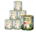 Dehner Best Nature Senior Lamm / Geflügel / Haferflocken, 6 x 800 g Dose Lamm, Nassfutter für: Hunde, Nassfutter für ältere Hunde