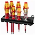Wera Schraubendreher Werkzeugset 160 i/7 Rack Schraubendrehersatz Kraftform Plus Serie 100