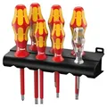 Wera Schraubendreher Wera 160 i/7 Rack VDE Schraubendreher-Set 7teilig Schlitz, Kreuzschlit