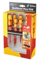 Wera Kraftform Plus VDE 7-teilig; Wera Kraftform VDE Schraubendrehersatz; 7-teil
