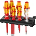 Wera 160 i/7 Rack Schraubendrehersatz Kraftform Plus Serie 100 + Spannungsprüfer