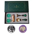 Wachssiegel Stempel Set Vintage Personalisierte europäische Siegellack-Stempe...