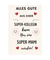 ALLES GUTE AUS EINER SUPER-KOLLEGIN: Notizbuch Abschiedsgeschenk Mutterschutz |