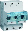 Hager SLS-Schalter HTN363E | 3-polig | 63A | E-Charakteristik | Hutschiene | 230/400V | 25kA | Blau/Grau